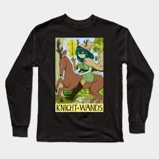 Huntress Wizard as Knight of Wands Long Sleeve T-Shirt